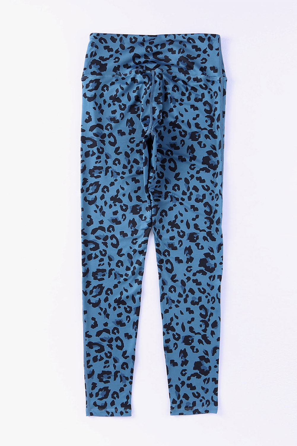 Leggings con cinturilla ancha y estampado de leopardo