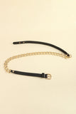 PU Leather Chain Belt