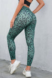 Leggings con cinturilla ancha y estampado de leopardo