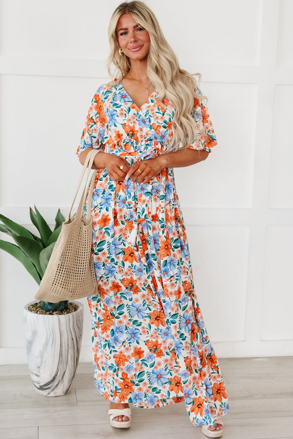 Floral maxi vibe dress