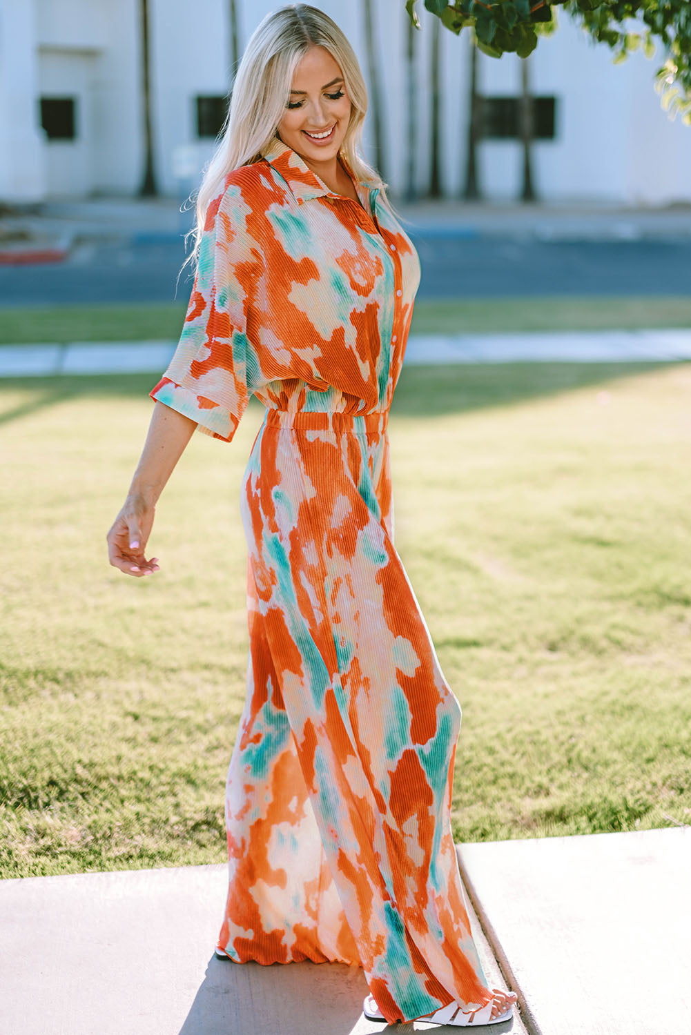 Tie-Dye Sun Jumpsuit