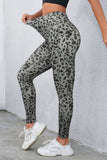 Leggings con cinturilla ancha y estampado de leopardo