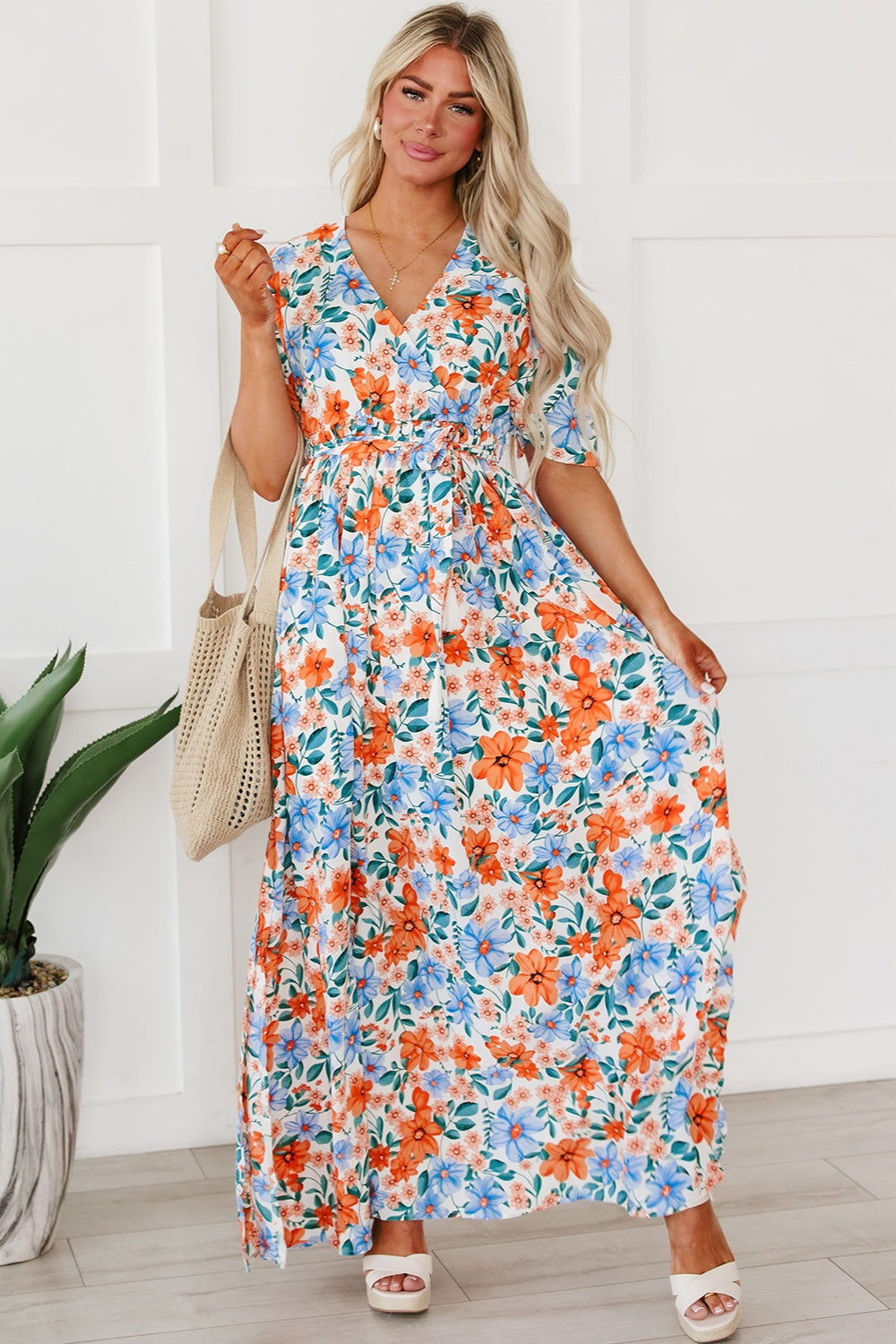 Floral maxi vibe dress