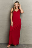 Plus Size Scoop Neck Maxi Tank Dress