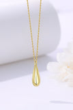 18K Gold-Plated Pendant Necklace