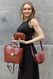 Conjunto de bolsos de 3 piezas Nicole Lee USA Python