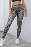 Leggings con cinturilla ancha y estampado de leopardo