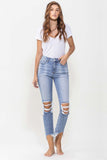 Lovervet Full Size Courtney Super High Rise Kick Flare Jeans