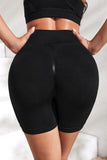 Slim Fit High Waistband Active Shorts