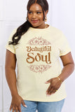 Simply Love Full Size BEAUTIFUL SOUL Graphic Cotton Tee